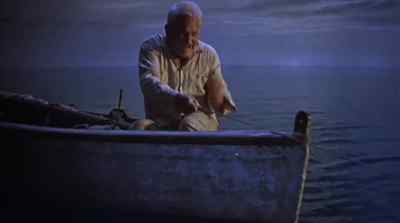 Hand. Come on, hand.
He's coming up. Hand. - The Old Man and the Sea