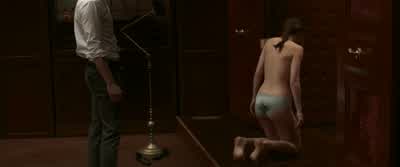 Hands flat on your thighs. - Fifty Shades of Grey