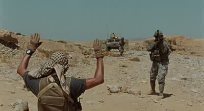 Hands high! - The Hurt Locker