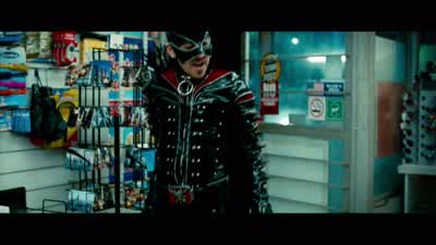 Hands in the air, spring roll. - Kick Ass 2