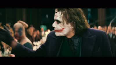 Thug Hands up pretty boy - The Dark Knight