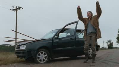 Hands up. - The Walking Dead