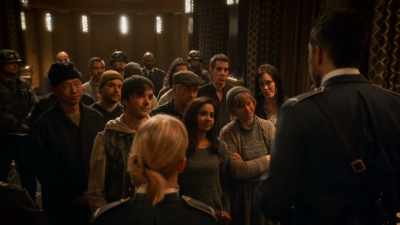 Hands to yourself, eyes forward, - Snowpiercer