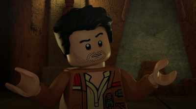 Hang on. A guy gets cut in half, lives, - Lego Star Wars Terrifying Tales