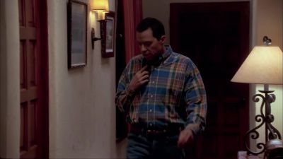Hang on.
He's probably in his room. - Two and a Half Men