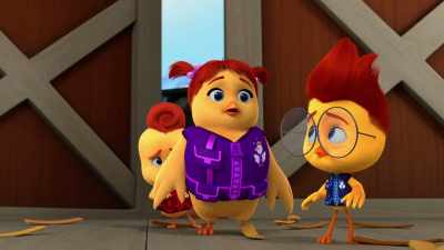 Hang on. Our charge was
to help Monty - The Chicken Squad
