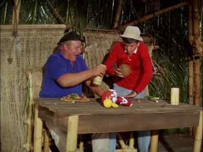 HANG ON
TO THE TABLE, GILLIGAN.
THAT'S RIGHT. - Gilligan's Island