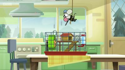 Hang tight, brother, help is here. - Boy Girl Dog Cat Mouse Cheese