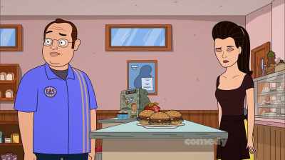 [Hank wailing] - Corner Gas Animated