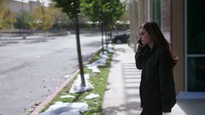 (hannah on phone)
'what do you think he said?' - Dangerous Snow Day
