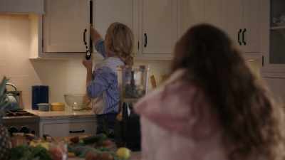 Hannah's adding her no fail
hangover cure to her smoothie. - A Sprinkle of Deceit: A Hannah Swensen Mystery
