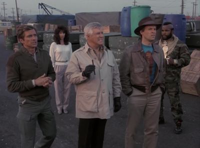 (Hannibal)
Paint the entire ship? - The A-Team