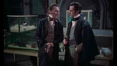 Hans, I finished something today. - The Revenge of Frankenstein