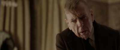 Happy? The day we married it rained.
Misfortune poured upon me ever since. - Mrs Lowry & Son