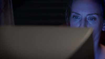Hardin: WE BELIEVE THAT
SHE'S AT THE COMPUTER, - An American Murder Mystery: The Staircase