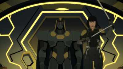 Hardly the time or place
for family therapy. - Deathstroke: Knights & Dragons - The Movie