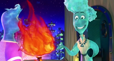 Hardly. Wade hasn't stopped
talking about you - Elemental