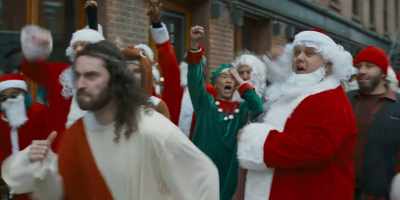 ♪ Hark how the bells
sweet silver bells ♪ - Who Invited Charlie?
