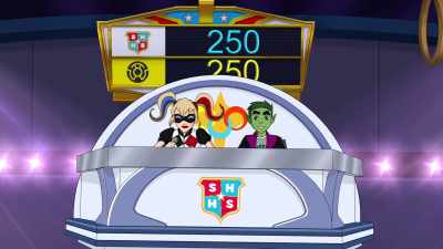 HARLEY:  The teams are tied - DC Super Hero Girls: Intergalactic Games