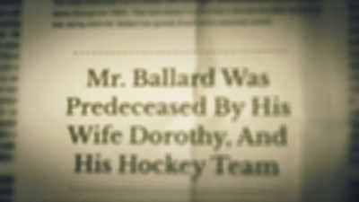 "Harold Ballard was predeceased - Offside: The Harold Ballard Story