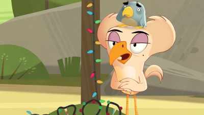 Harold, be a dear and put Chuck out.
He seems to be on fire. - Angry Birds: Summer Madness