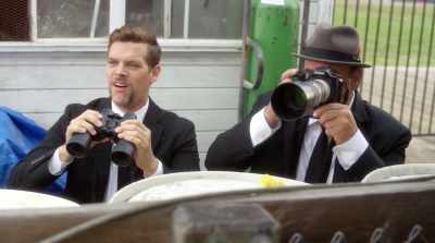 -[Harper] Whatever,
you're such a lying asshole.
-[agent 2 laughing] - Deported