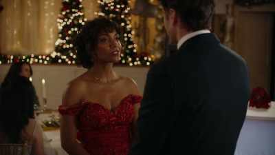 (Harrington chuckles)
(April chuckles) - Magic in Mistletoe