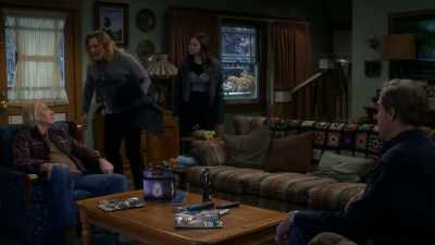 Harris is moving in
with me, - The Conners