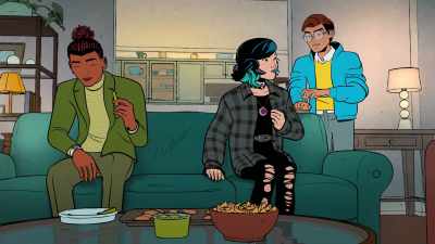 - [Harry] Mm.
- So, how's everything tasting? - Your Friendly Neighborhood Spider-Man