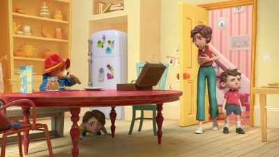 -Has anyone seen my astronaut?
-Have a look under your bed. - The Adventures of Paddington