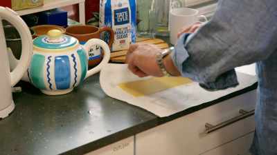 Has it become less sticky?
Looks like it has.Slightly, yeah. - James May and the Dull Men