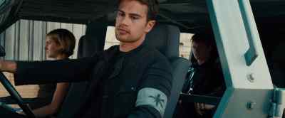 Has he done his Stephen
Hawking impression yet, - Allegiant
