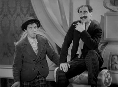 Has four pair of pants - Duck Soup