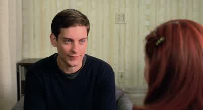 Has he mentioned me YeahWhat'd he sayI saidHe asked me what I thought about youAnd what did you sayI said Spider ManI said The great thing about M Jiswhen you look in her eyesand she's looking back in yourseverything feelsnot quite normalBecause you - Spider Man