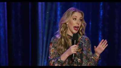 Hashtag #notalldolphins,
but many dolphins. - Katherine Ryan: Glitter Room