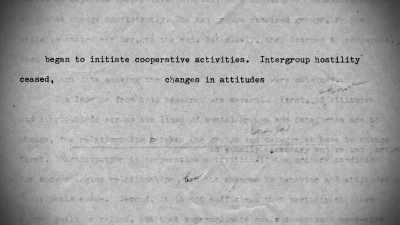 Haslam: THE EMERGENCE OF THOSE
INTERDEPENDENT GOALS, - Why We Hate