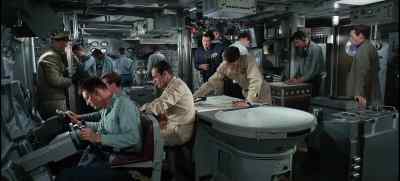 - Hatch shut.
- Periscope depth, Ed. - Ice Station Zebra