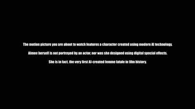 [haunting music]
[singer singing] - AIMEE: The Visitor
