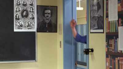 Have a great day.
[SCHOOL BELL RINGS] - Schooled