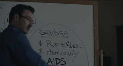 Have a look at this.
Rape, abuse, AIDS. - Boy Erased