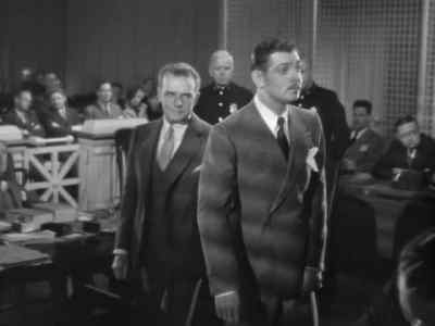 Have you anything to say
before sentence is pronounced upon you? - Manhattan Melodrama