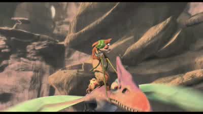 Have you ever flown one of these beforeNo first time actually - Ice Age: Dawn of the Dinosaurs