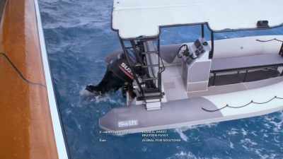 Have someone get ready to jump
on that down on the swim deck. - Below Deck Down Under