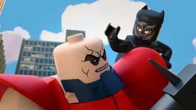 Have you heard the one about
the toad getting struck by lightning? - LEGO Marvel Avengers: Mission Demolition
