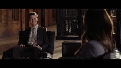 Have I seen you beforeMe I don't think soDo you ever go to Angelus PlazaYes That's like my favorite spot in the cityYeah Okay Except for the parking lots butYeah I I agree Yeah yeahI think I've seen you there ReallyYeah I haven't seen youYou must not have - 500 Days of Summer