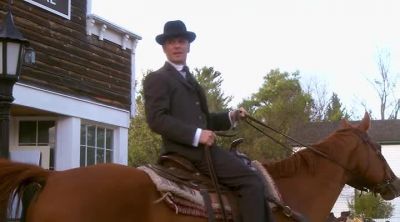 Have you never
ridden a horse before? - Murdoch Mysteries