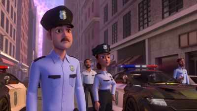 Have your officers
dissolve panic - Megamind vs. the Doom Syndicate
