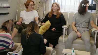 Have you performed before?
Not like that, no. - Stacey Dooley Sleeps Over