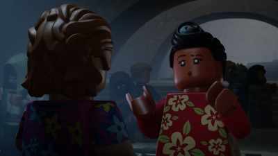 Have some food. Mingle.
Maybe you'll overhear something useful. - Lego Star Wars Summer Vacation