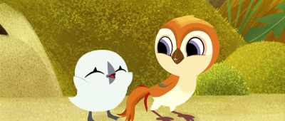 Haven't they got lovely
long tails? - Puffin Rock and the New Friends